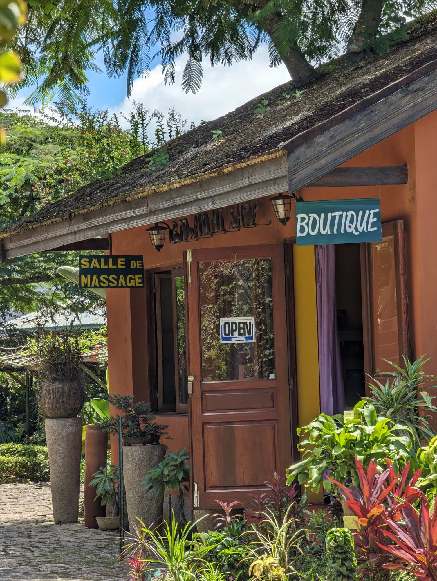 Entrée de la boutique Bio Mami Shop
