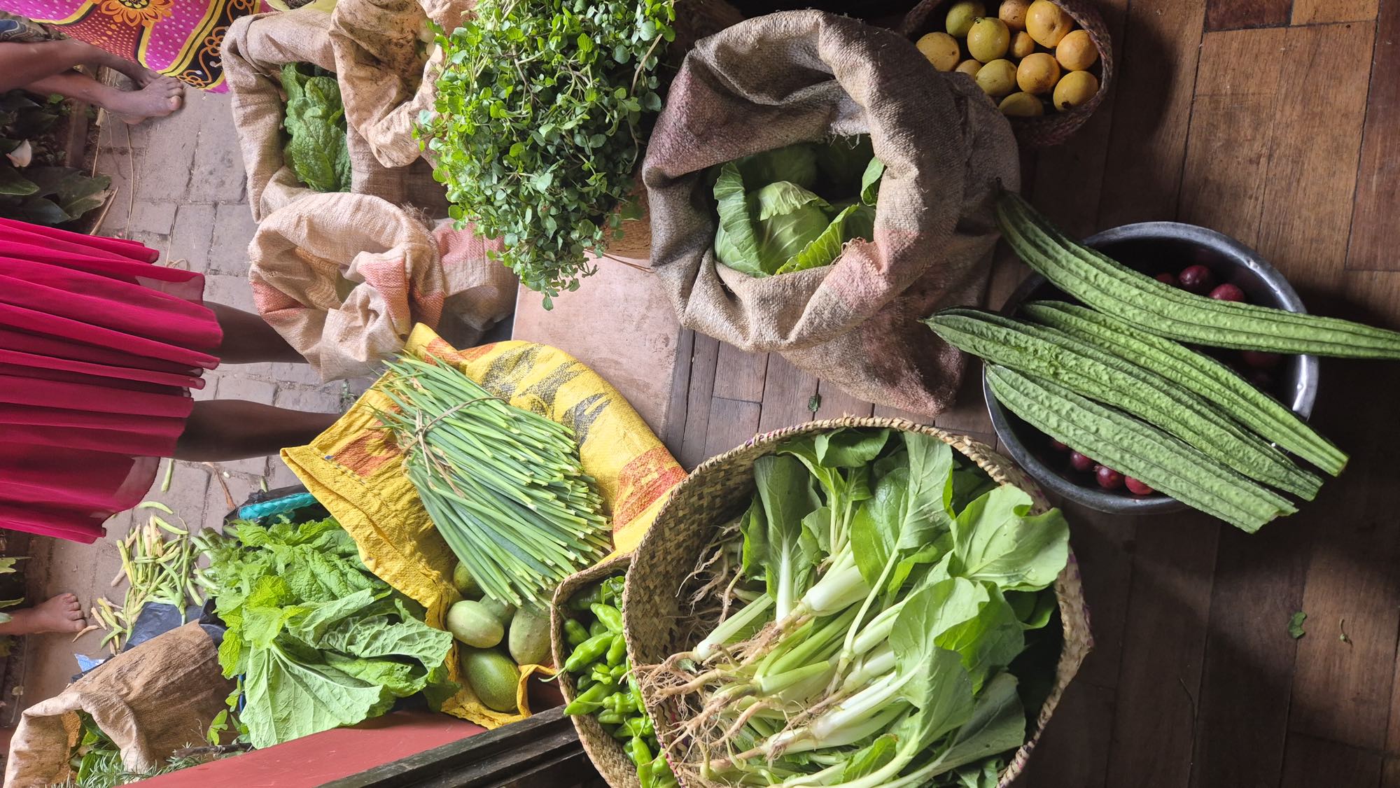 Étal de légumes bio du Mami Bio Shop